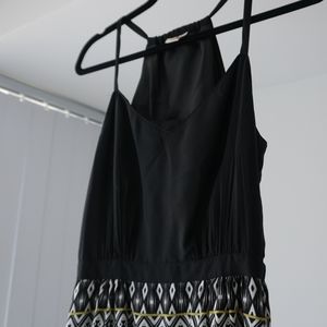 J Crew black maxi dress